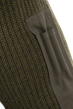 Like New Italian Army V-Neck Wool Pullover