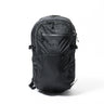 Minor backpack, black, front zip pockets and webbing straps
