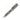 UZI tactical glassbreaker pen, gun metal with pointed tip and slotted striker cap