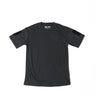 Quick-dry tactical T-shirt, black front view