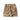 Camouflage cargo ripstop skirt with elastic waist and two side flap pockets