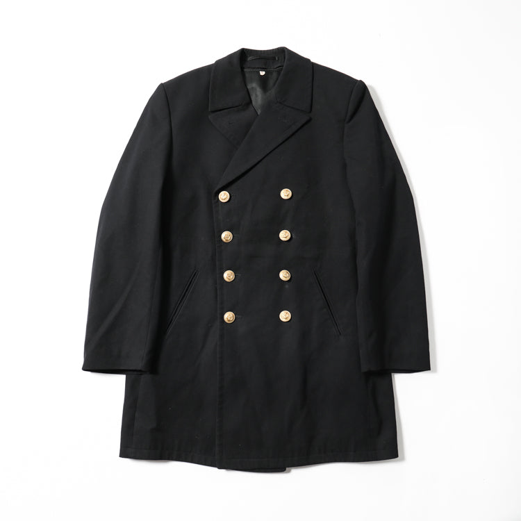 Like New German Army Navy Gabardine Peacoat