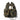Camouflage load-bearing vest with front harness straps and multiple buckle fasteners