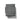 Black single magazine pouch back panel with textured finish and two mounting screws