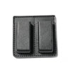 King Cobra Evolution double magazine pouch in black with two open slots and stitching