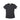 Black short-sleeve T-shirt with crew neck and small chest logo