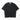 Black crew-neck T-shirt with small RTB tag at collar