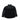 Black two-tone fleece jacket with full-length zip, stand collar, and adjustable hem