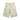 Khaki cotton ripstop BDU shorts with cargo pockets and button closure at waistband