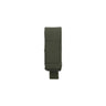 Ranger green multi-purpose pouch with flap and vertical strap