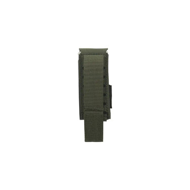Ranger green multi-purpose pouch with front panel and securing tab