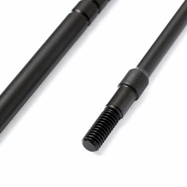 Aluminum cleaning rod with ribbed threaded end connector