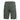 Muted green tactical cargo shorts with belt loops, button waist, and side leg pocket