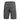 Dark gray tactical cargo shorts with belt loops, button waist, and side leg pocket