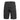 Black tactical cargo shorts with belt loops, button waist, and side leg pocket