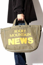 Houston Canvas Rock Mountain Large Tote Bag