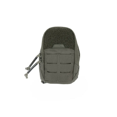Agilite small pouch in Ranger Green with front organizer panel and side lanyard