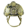 Ranger green high cut helmet cover with mesh pad and mounted face shield