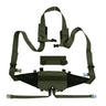 Injured personnel carrier (IPC) in dark green with padded shoulder straps and front pad