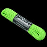 Atwood Rope reflective paracord rope, neon green 7-strand coil, 550 lb label, 100 ft