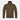 Front view of brown Helikon Alpha fleece hoodie with zip pockets and adjustable hem