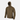 Brown Helikon Alpha fleece hoodie shown with hood up and full-length front zipper