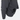 Full-zip hoodie with hood and kangaroo pocket, dark fabric close-up