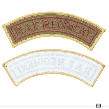 British RAF Regiment Shoulder Titles Pair