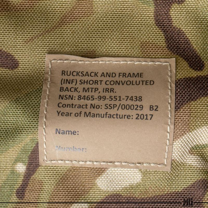 Short Back Ruck Brit Like New British Army 90L PLCE Infantry Rucksack Short Back Version ...