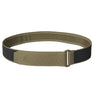 Two-tone inner belt with adjustable buckle, olive webbing and dark end panels