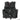 Black tactical MOLLE vest with front zipper, mesh panels, and wide webbing straps