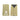 British Army 2nd Lieutenant Rank Slides REME Pair