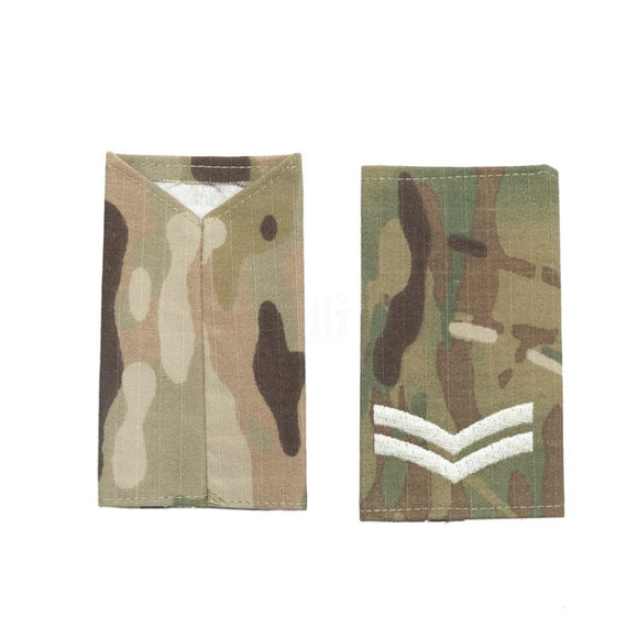 British Army Corporal Rank Slides Ivory MTP Pair Hong Kong MG Trading british-army-corporal-rank-slides-ivory-mtp-pair-hong-kong-mg-trading