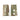 British Army Lieutenant Rank Slides Ivory/MTP Pair