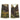 British Army RLC Private Rank Slides Bronze/DPM Pair