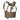 Olive-green tactical chest rig with zip-front panel and shoulder straps