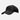 Black technical trucker cap with curved brim, front patch, and mesh back; HELIKON-TEX.