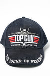 US Military USN TOP GUN U.S. Naval Aviation The Sound of Freedom Stretch Fit Cap