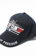 US Military USN TOP GUN U.S. Naval Aviation The Sound of Freedom Stretch Fit Cap