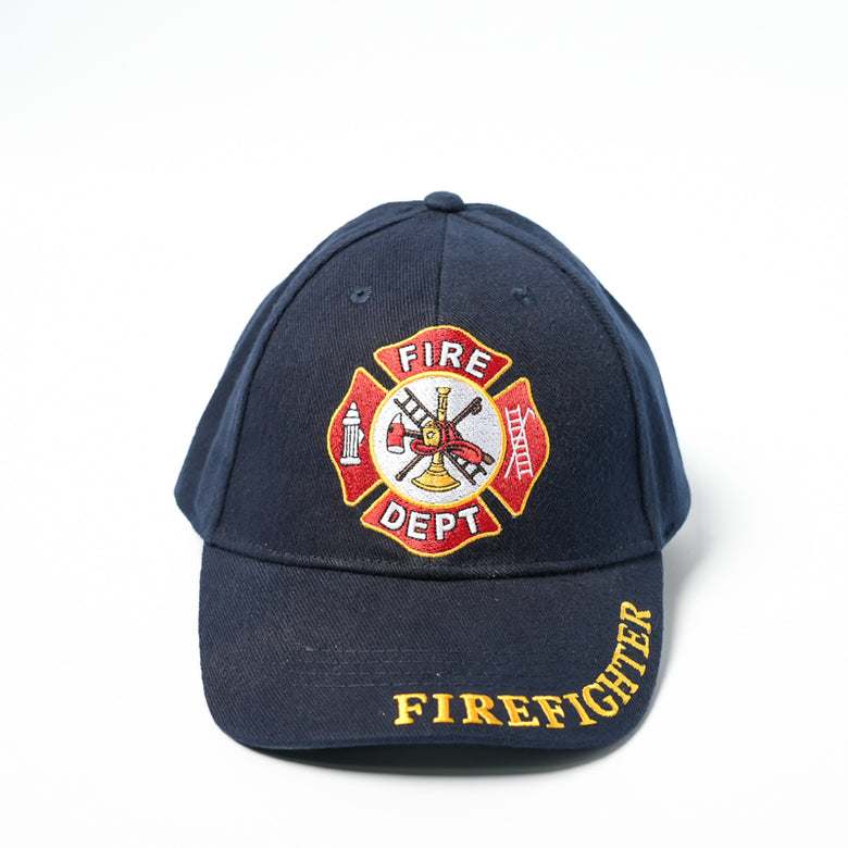 US Military FIRE DEPT Firefighter Stretch Fit Cap