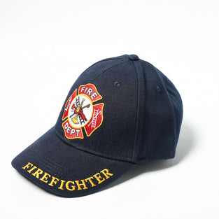 US Military FIRE DEPT Firefighter Stretch Fit Cap