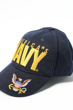 US Military USN American's Navy LOGO Stretch Fit Cap