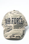 US Military USAF U.S. Air Force Stretch Fit Cap Camo