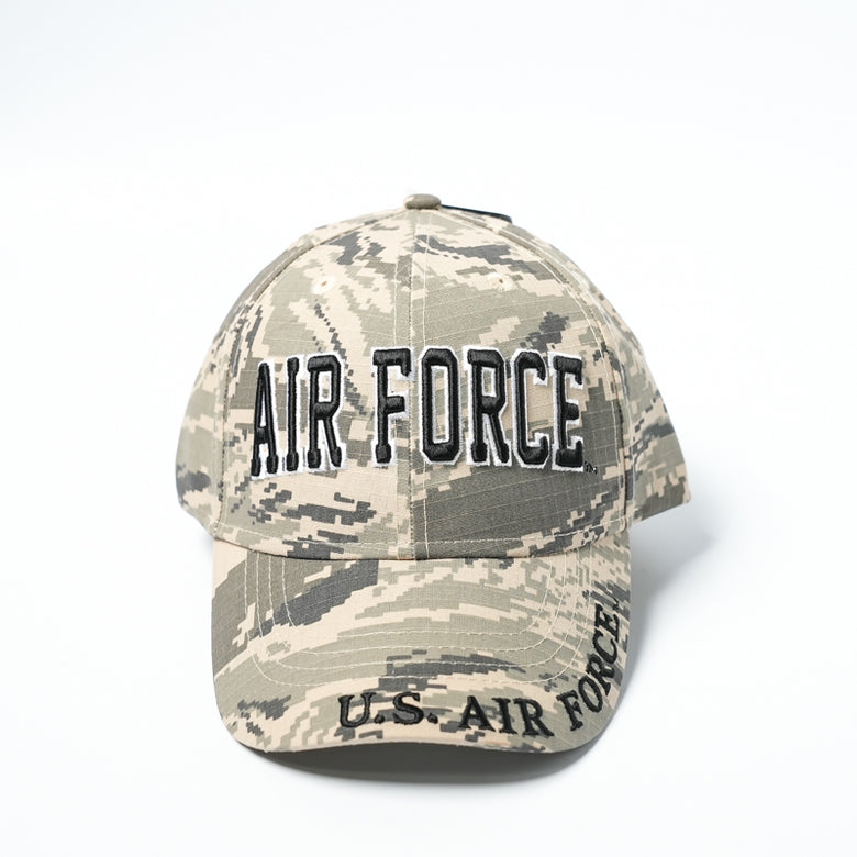 US Military USAF U.S. Air Force Stretch Fit Cap Camo