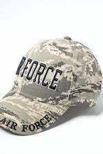 US Military USAF U.S. Air Force Stretch Fit Cap Camo