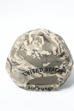 US Military USAF U.S. Air Force Stretch Fit Cap Camo