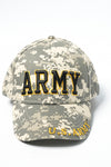 US Military USAF U.S. Army Stretch Fit Cap