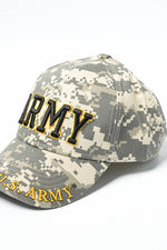 US Military USAF U.S. Army Stretch Fit Cap