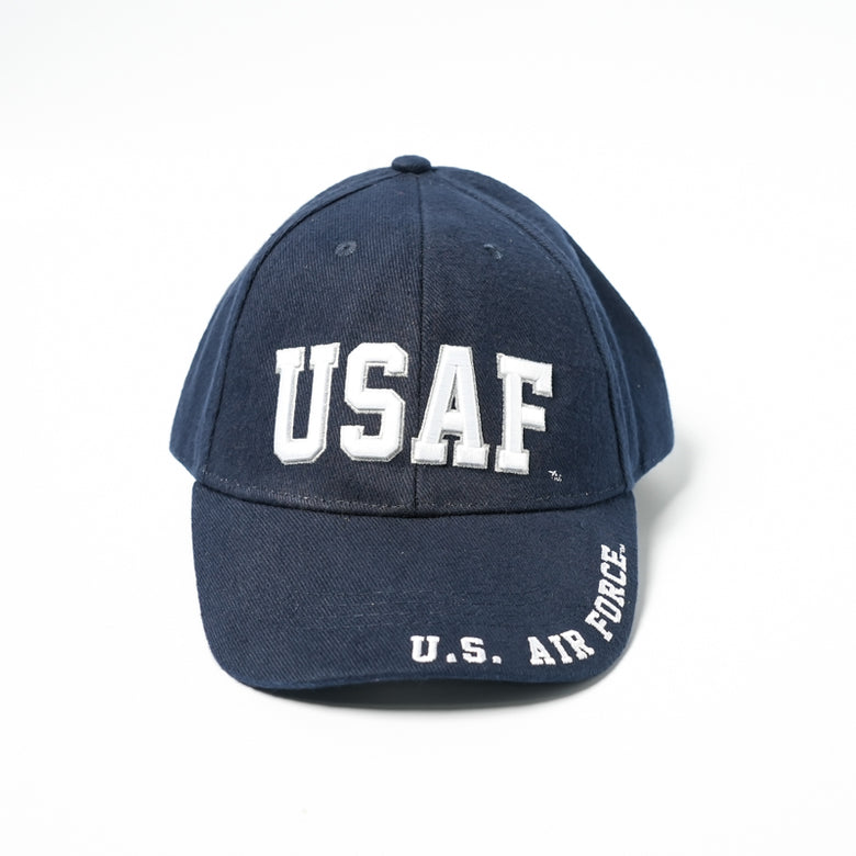 US Military USAF U.S. Air Force Stretch Fit Cap Dark Blue