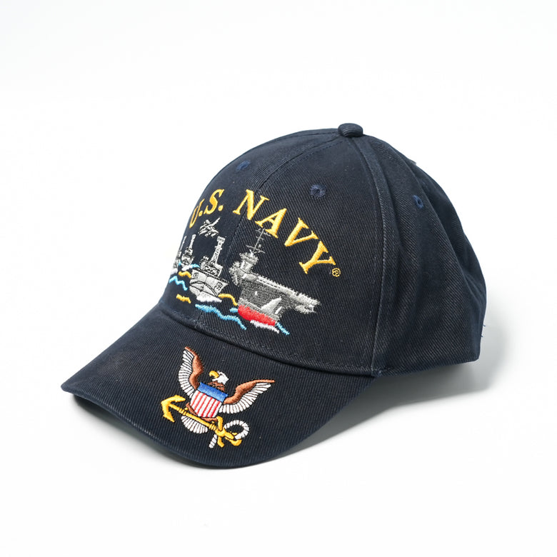 US Military USN U.S. NAVY Ship Fleet Stretch Fit Cap